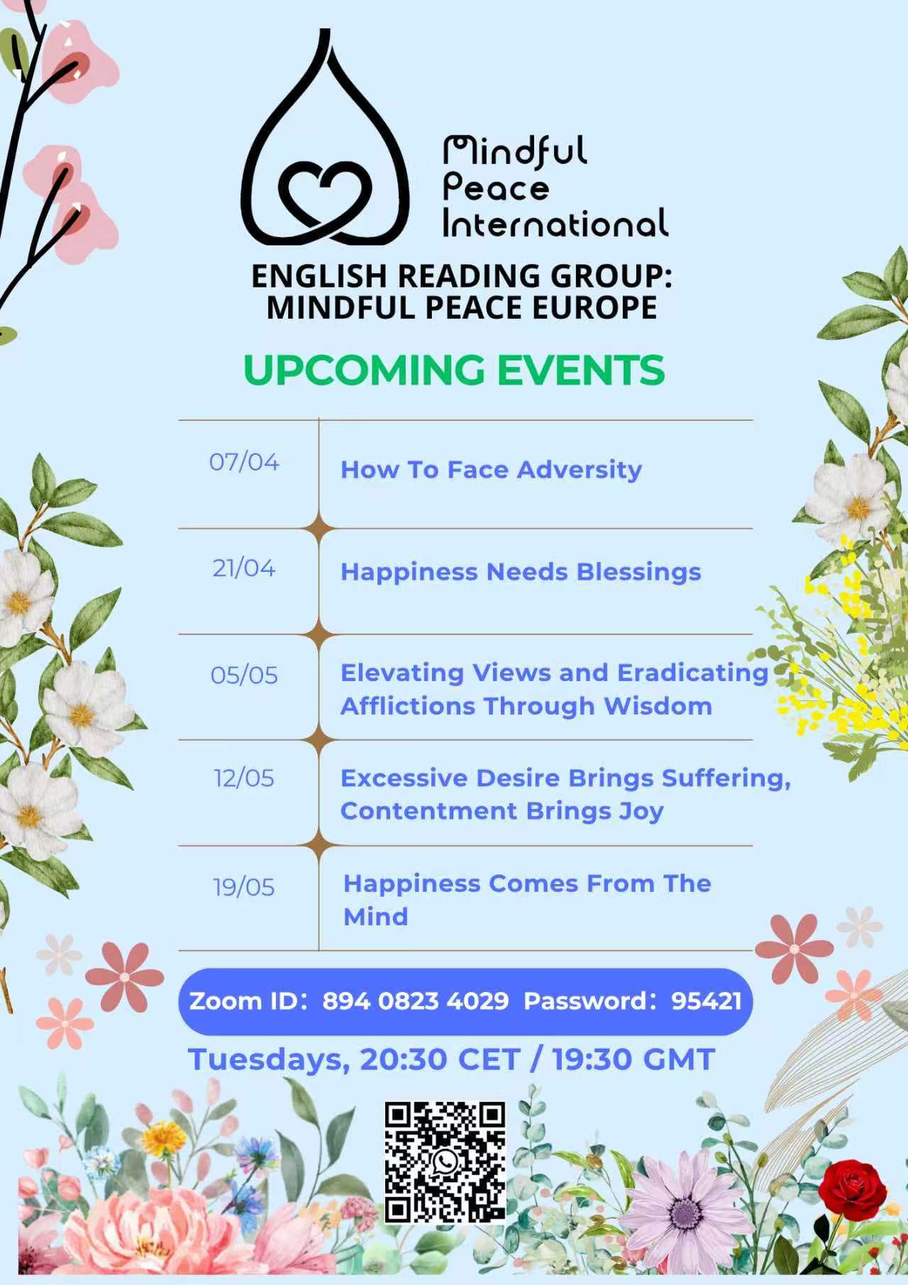 Mindful Peace Europe English Reading Group